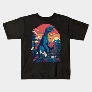 King of The monsters vector illustration design Kids T-Shirt